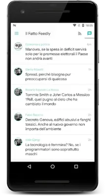 Il Fatto Feedly android App screenshot 2